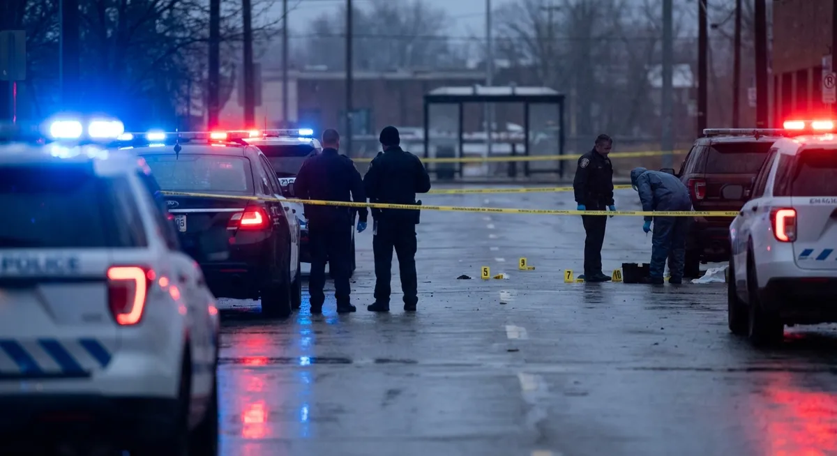 Slika je umetno generirana iz tem: kriminal, umori, preiskave, pravo, kazenski postopki