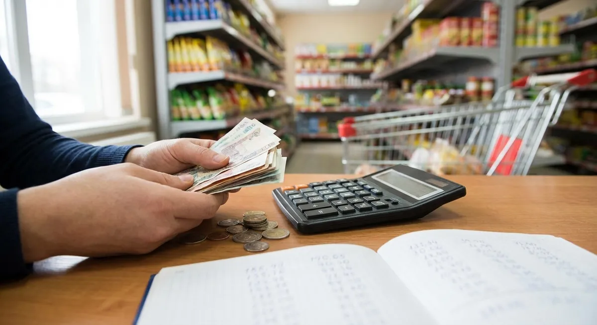 Slika je umetno generirana iz tem: finance, gospodarstvo, inflacija, maloprodaja