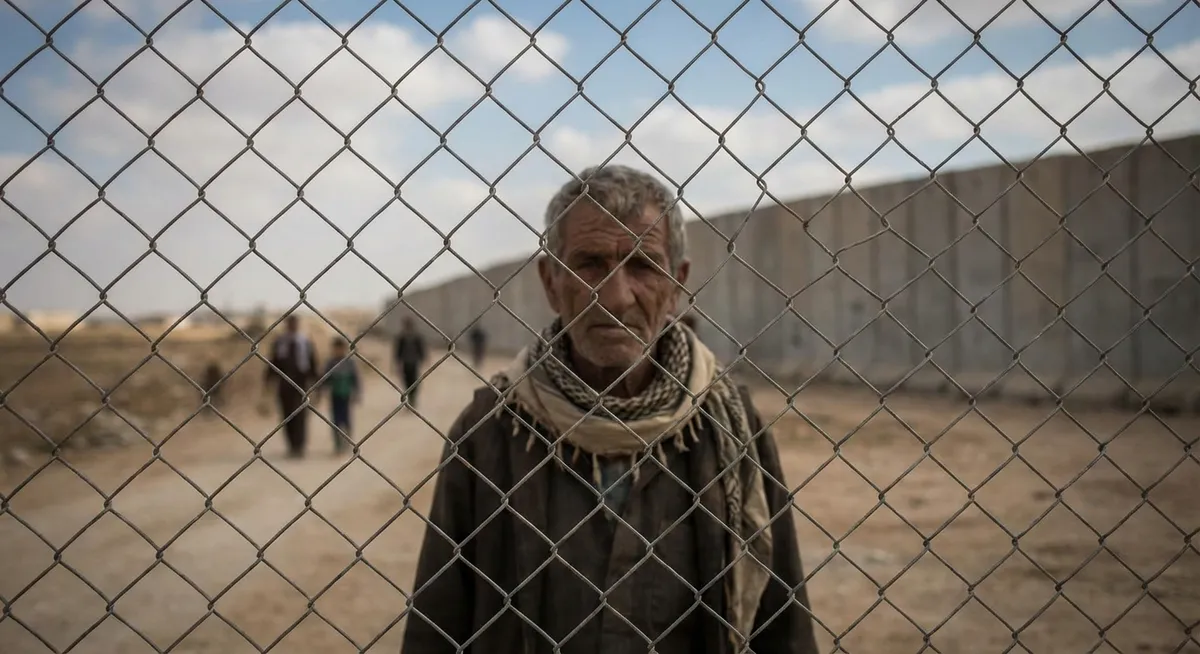 Slika je umetno generirana iz tem: konflikti, mednarodni odnosi, človekove pravice