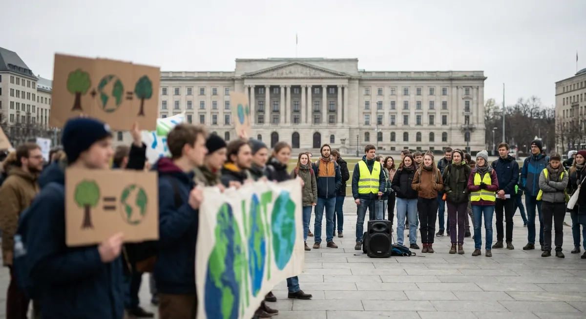 Slika je umetno generirana iz tem: okolje, politika