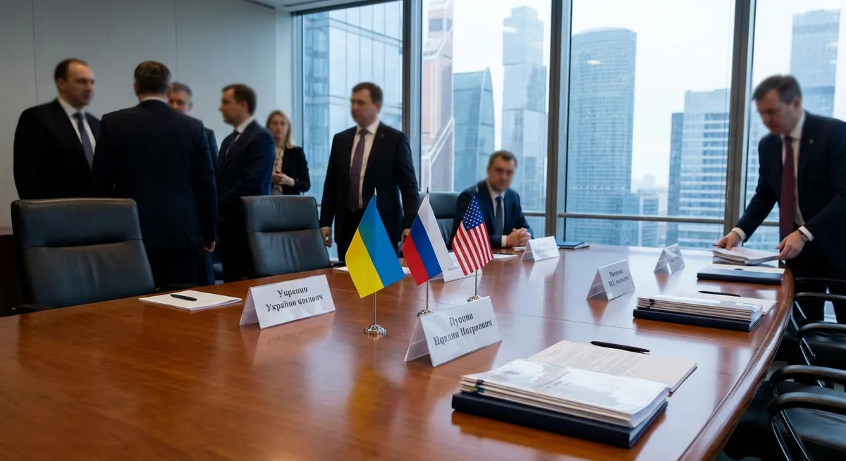 Slika je umetno generirana iz tem: združene države amerike, mednarodni odnosi, politika, rusko-ukrajinski konflikt, diplomacija, ukrajina, nato, vojaška podpora, rusija, pogajanja, odnosi zda-evropa