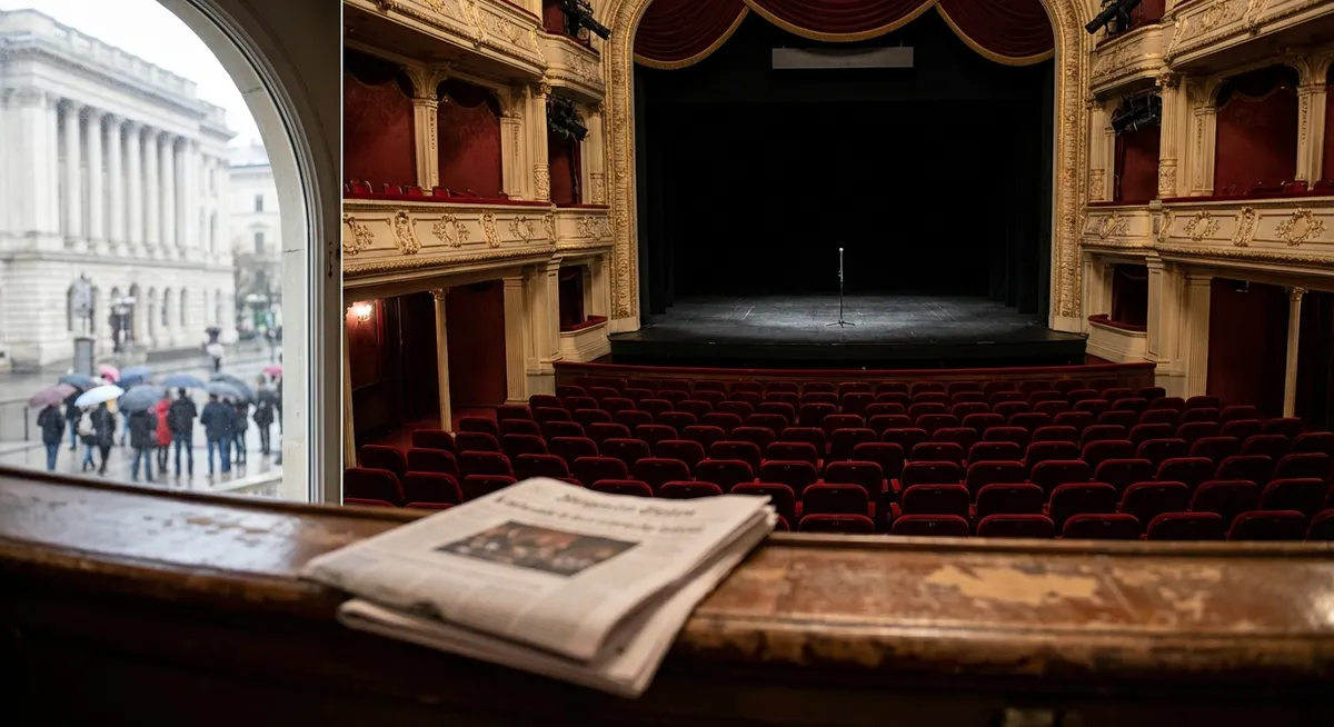 Slika je umetno generirana iz tem: spori, kultura, politika