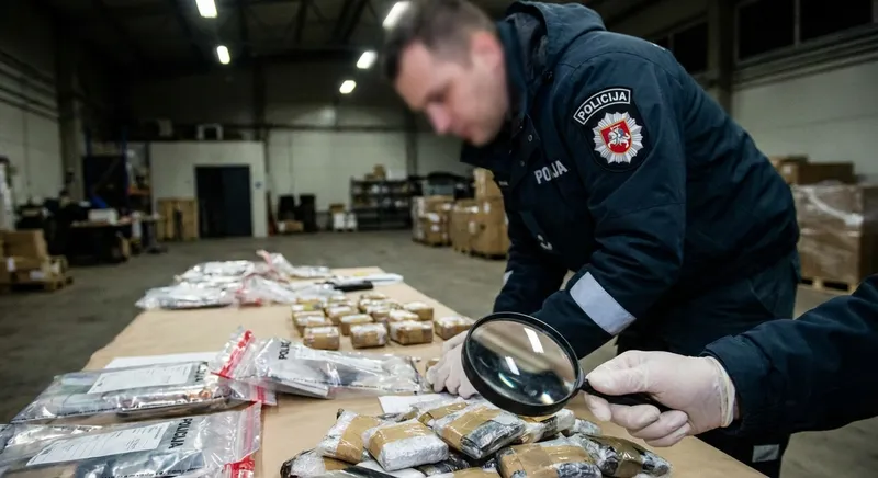 Slika je umetno generirana iz tem: kriminal, policija, preiskave, izsiljevanje, mamila