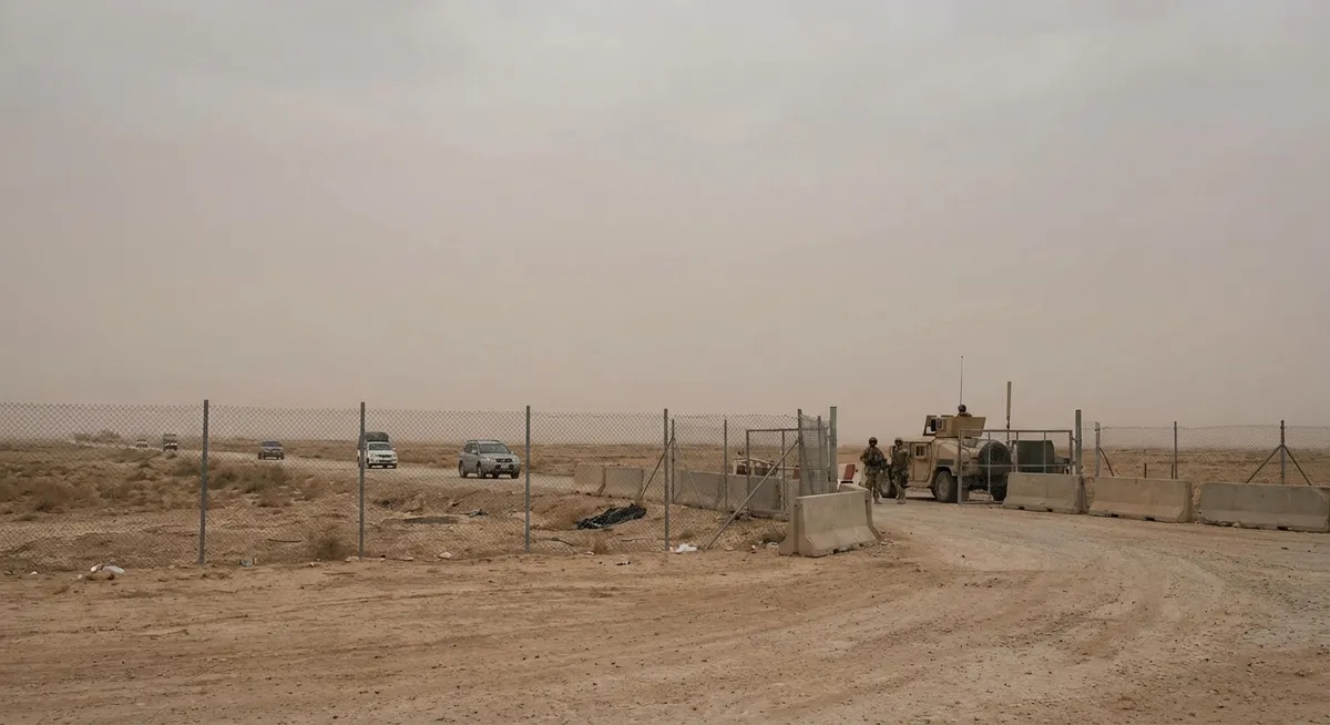 Slika je umetno generirana iz tem: ameriška zunanja politika, izrael, mednarodni odnosi, palestinsko-izraelski konflikt, hamas