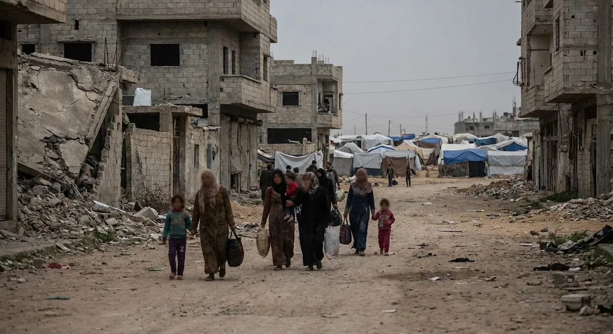 Slika je umetno generirana iz tem: mednarodni odnosi, združeni narodi, slovenija, izrael, gaza