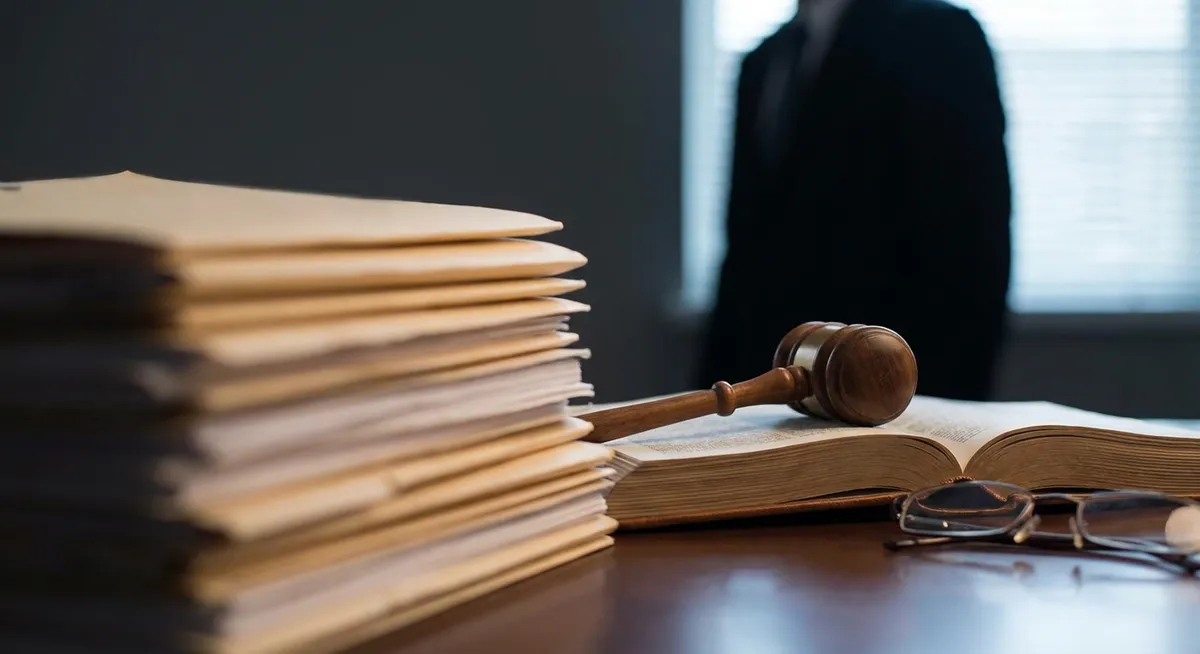 Slika je umetno generirana iz tem: politika, preiskave, kriminal, pravo