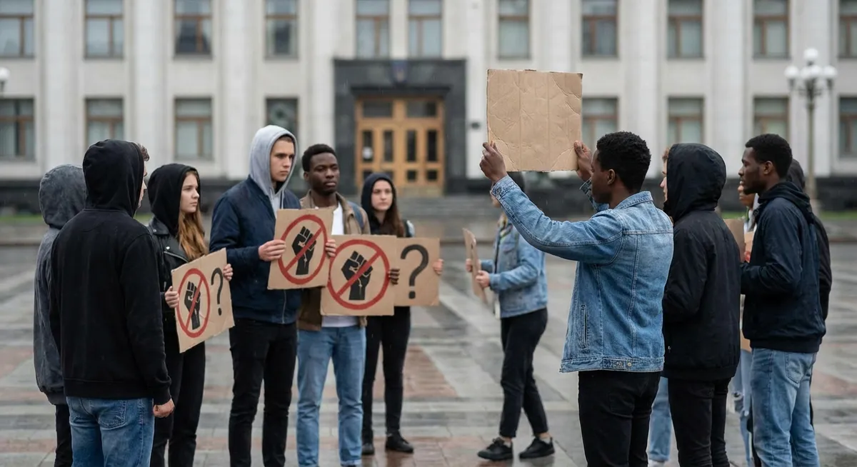 Slika je umetno generirana iz tem: protesti, hong kong, korupcija, generacija z, nezadovoljstvo z vlado, filipini