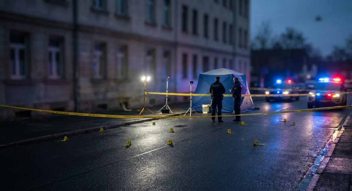 Slika je umetno generirana iz tem: kriminal, preiskave, umori, samomori, strelski napadi