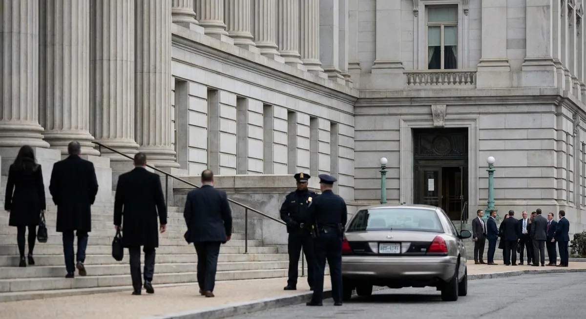 Slika je umetno generirana iz tem: pravosodje, združene države amerike, mednarodni odnosi, politika, evropska unija, rusko-ukrajinski konflikt, azil, diplomacija, deportacije, varnost, migracije, rusija, notranja politika, aretacije, kritike, revizionizem, vohunjenje