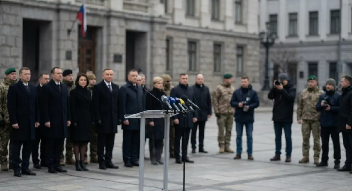 Slika je umetno generirana iz tem: politika, sprejem, vojna za slovenijo
