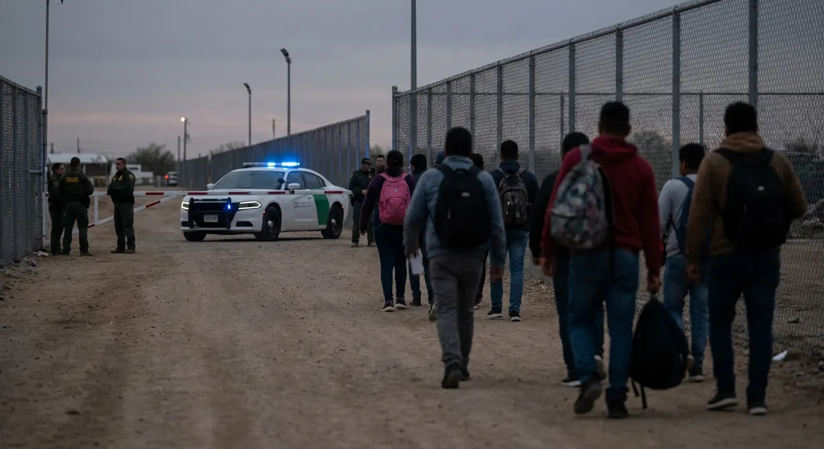 Slika je umetno generirana iz tem: kriminal, migracije, varnost, politika