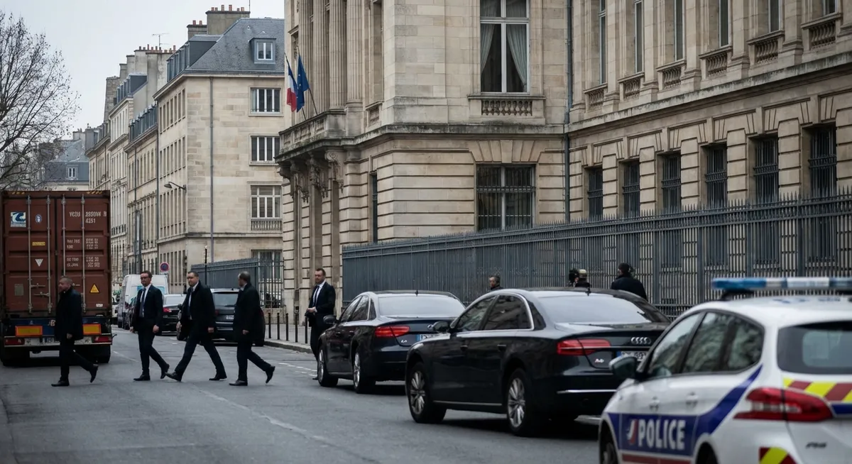 Slika je umetno generirana iz tem: varnost, trgovina, gospodarstvo, politika, volitve