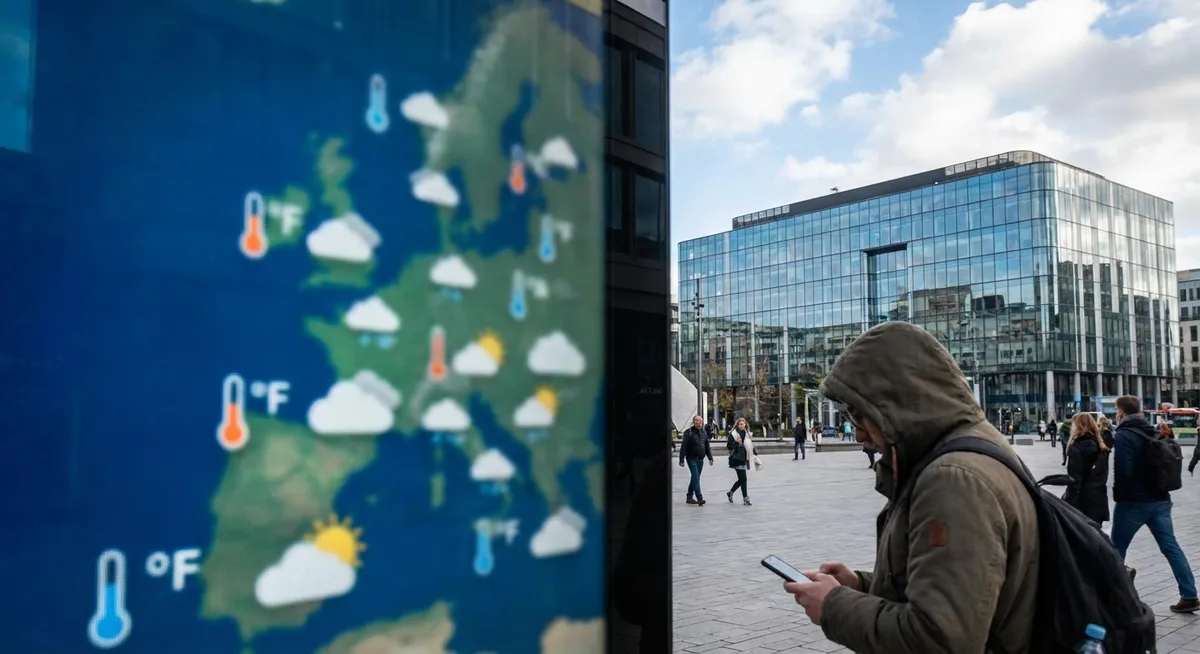 Slika je umetno generirana iz tem: temperature, napovedi, vreme