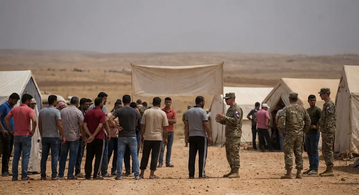 Slika je umetno generirana iz tem: mirovni procesi, vojne, talci, politika, palestinsko-izraelski konflikt, mednarodni odnosi, mir