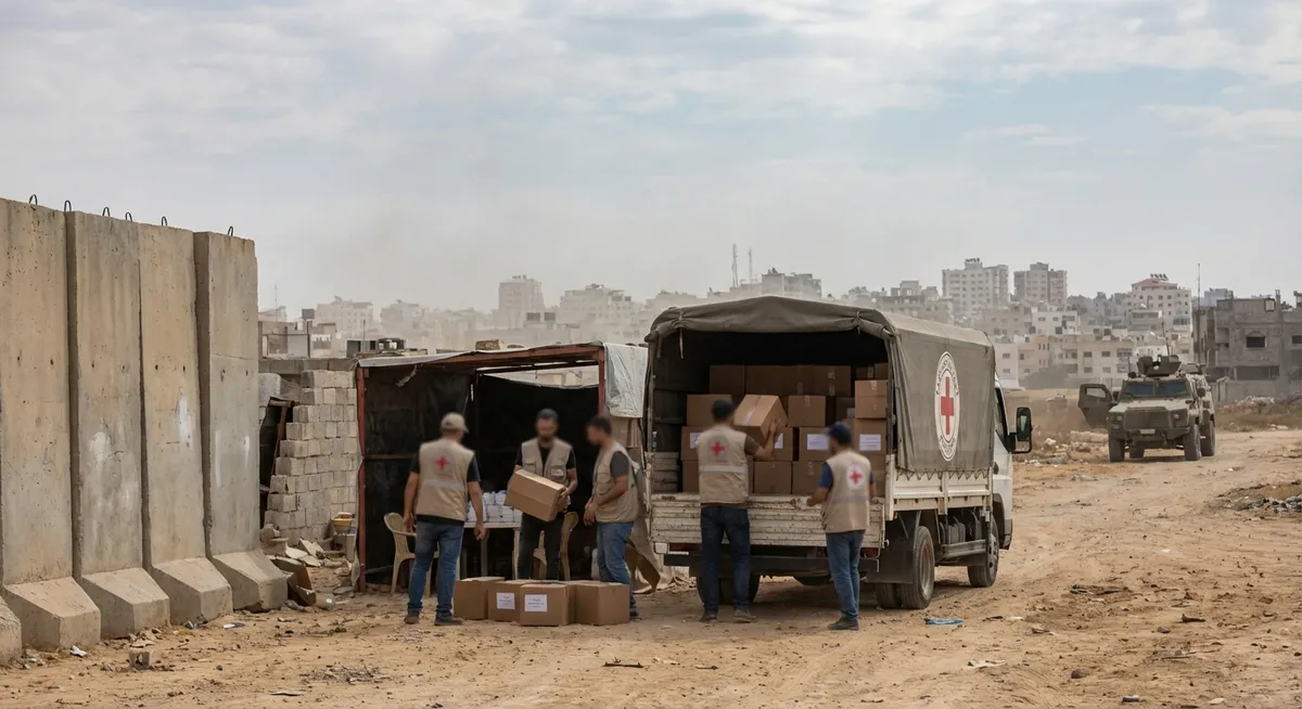 Slika je umetno generirana iz tem: politika, izrael, filantropija, bližnji vzhod, mednarodni odnosi, humanitarna pomoč, palestinsko-izraelski konflikt, pogajanja, pomoč, palestina, kultura, premirje, mirovni procesi, oboroženi spopadi, bližnjevzhodna kriza, gaza, talci