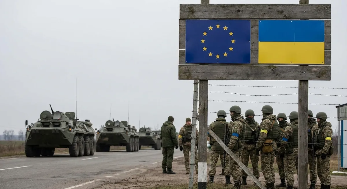 Slika je umetno generirana iz tem: varnost, evropska unija, droni, protidronska zaščita