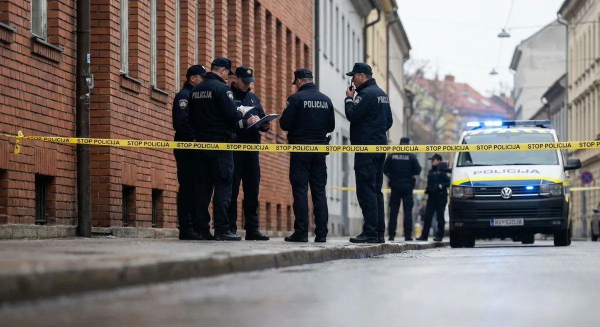 Slika je umetno generirana iz tem: napadi, preiskave, telesna poškodba