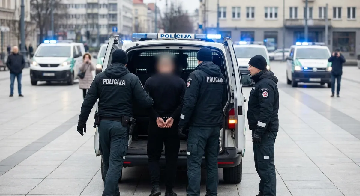 Slika je umetno generirana iz tem: areacija, policija, prometna varnost, nenavadni dogodki