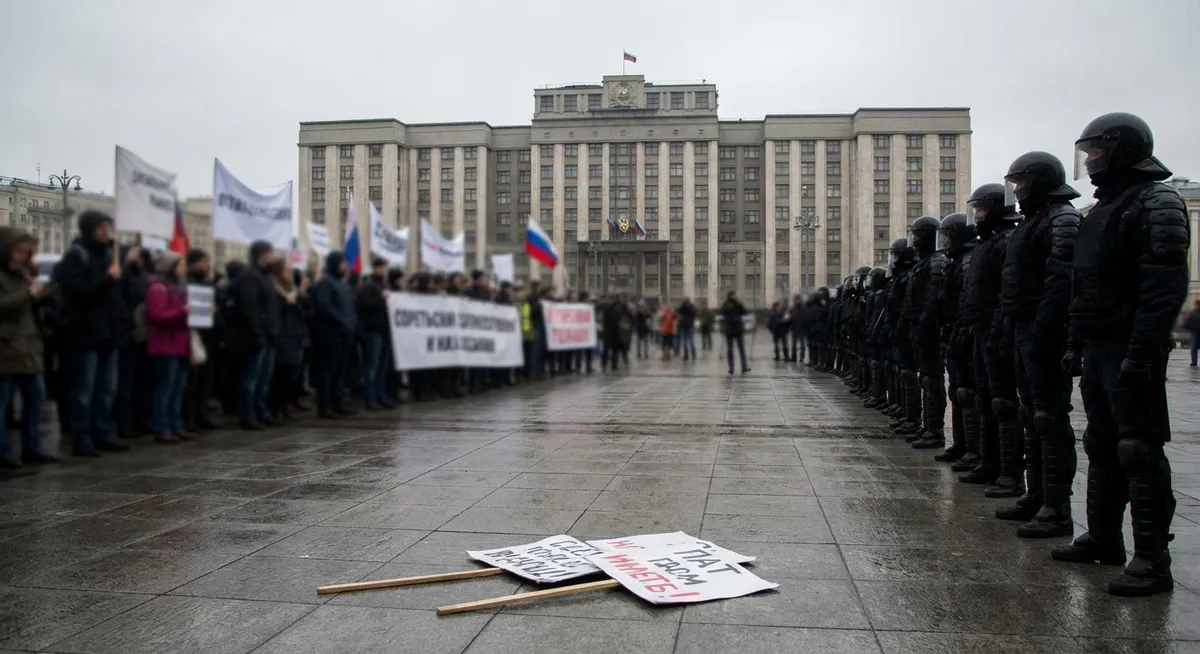 Slika je umetno generirana iz tem: policijsko nasilje, človekove pravice, notranja politika, volitve, policija, politika, nemiri, protesti, dialog, mednarodni odnosi