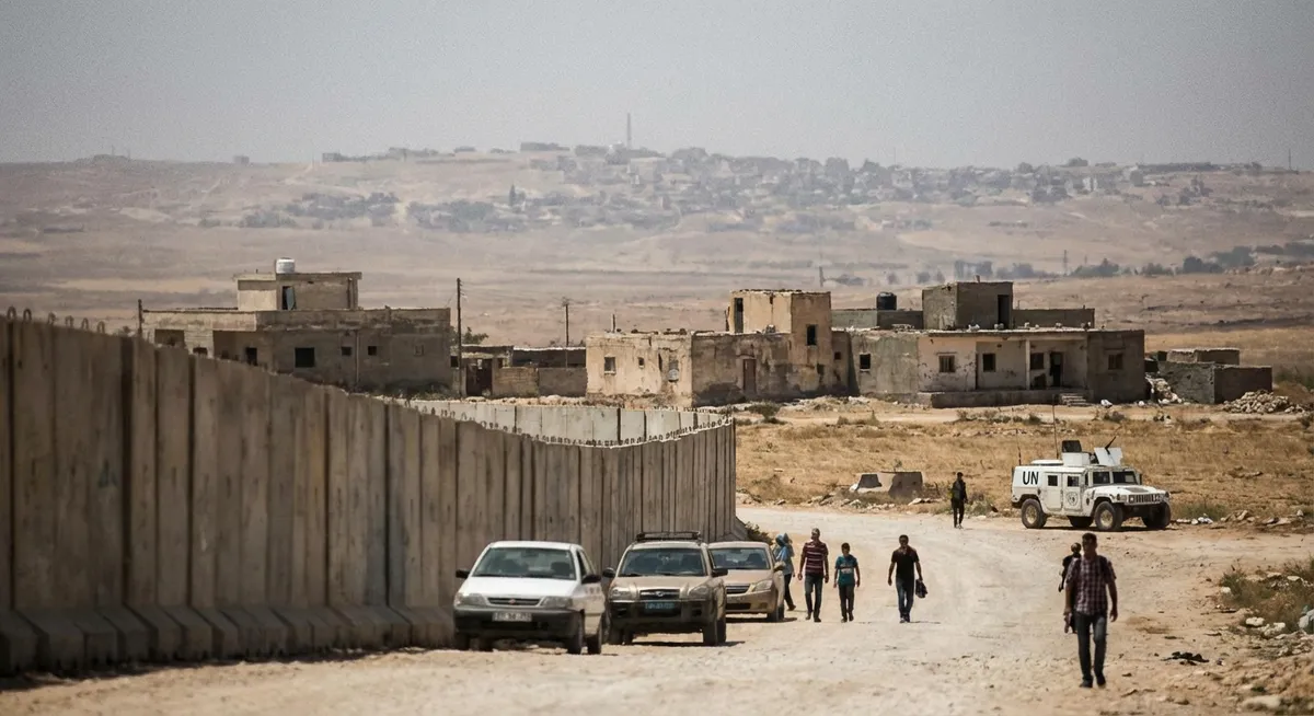 Slika je umetno generirana iz tem: palestinsko-izraelski konflikt, bližnjevzhodna kriza, mednarodni odnosi, mir, bližnji vzhod, združeni narodi