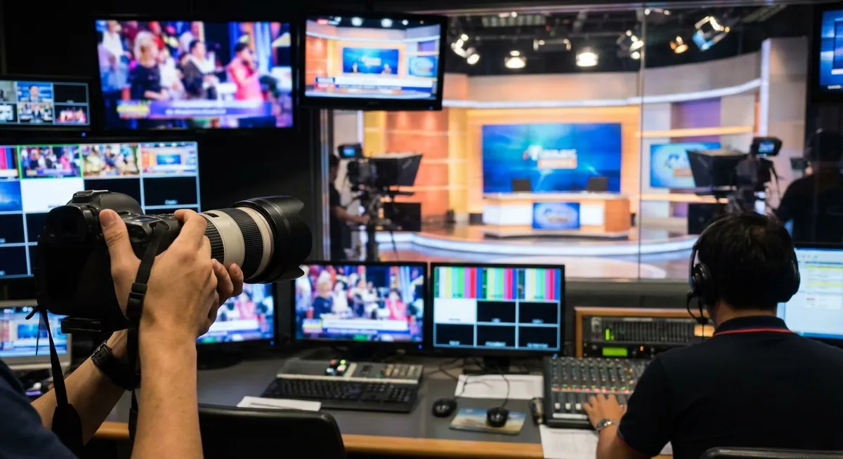 Slika je umetno generirana iz tem: televizija, materinstvo, posel, mediji, kraljeva družina, zabava, odnosi z javnostmi