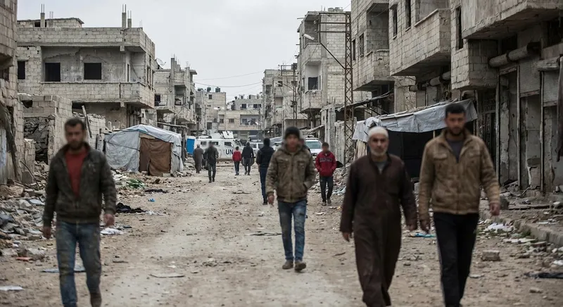 Slika je umetno generirana iz tem: konflikti, palestina, gaza, izrael, žrtve