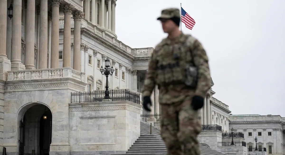 Slika je umetno generirana iz tem: predsedniška oblast, bližnji vzhod, politika, vojska, mednarodni odnosi, vojaške operacije, združene države amerike, venezuela, pogovori, mamila, ustavne pristojnosti