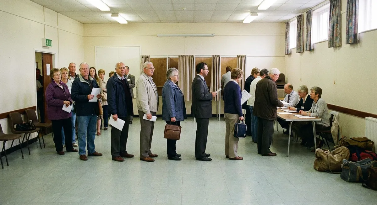 Slika je umetno generirana iz tem: povabila, politika, mednarodni odnosi, azil, politično zatočišče, volitve