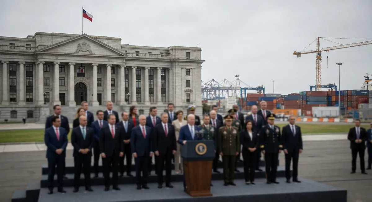 Slika je umetno generirana iz tem: nafta, gospodarstvo, politika, vojska, mednarodni odnosi