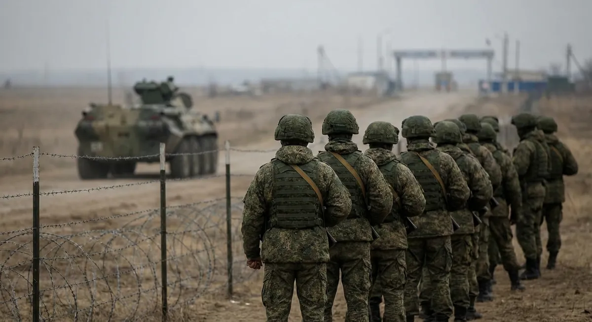 Slika je umetno generirana iz tem: varnost, obramba, mednarodni odnosi