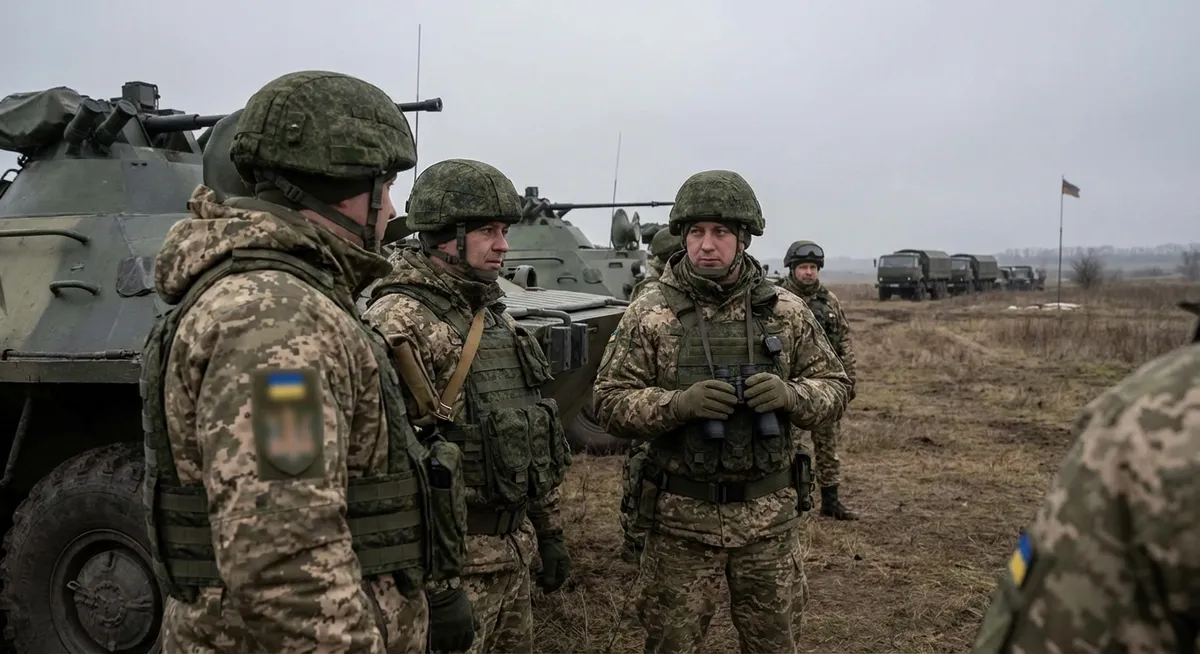 Slika je umetno generirana iz tem: nato, evropska obramba, rusko-ukrajinski konflikt, mednarodni odnosi