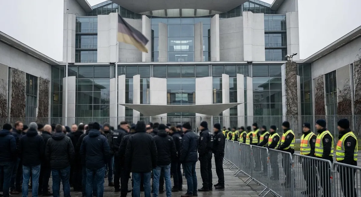 Slika je umetno generirana iz tem: politika, finance, mednarodni odnosi, obramba, varnost, konflikti, militarizem, evropska politika