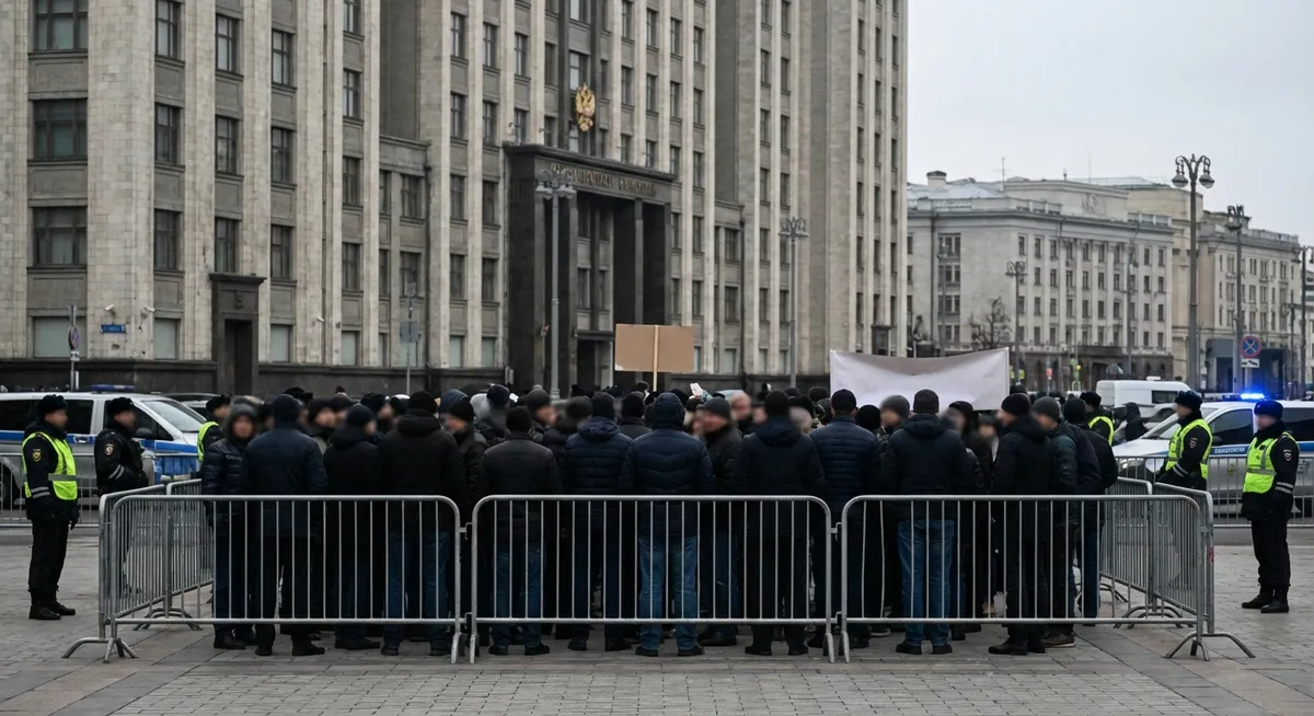 Slika je umetno generirana iz tem: nacionalna garda, politika, protesti, varnost, nemiri