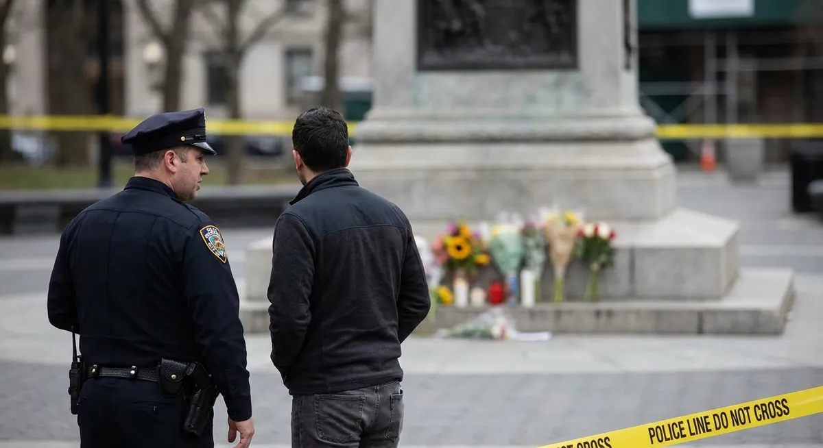 Slika je umetno generirana iz tem: preiskave, nasilje, strelski napadi