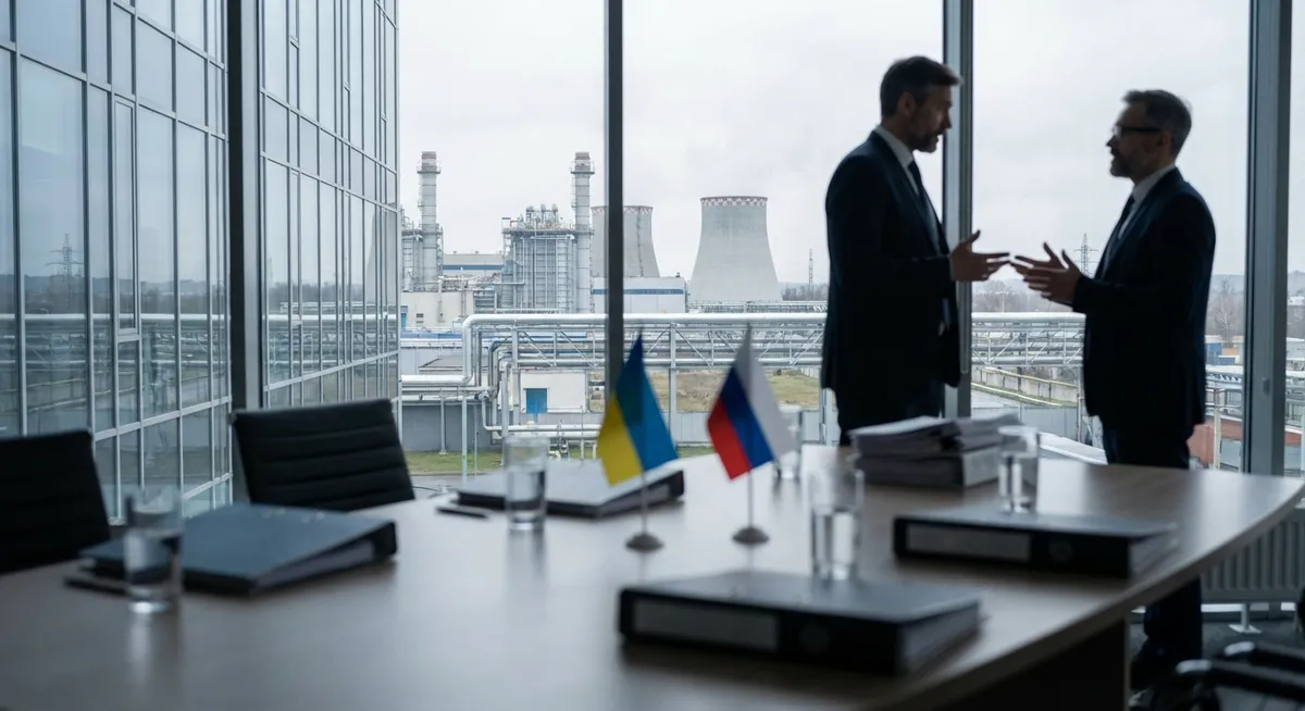 Slika je umetno generirana iz tem: energija, evropska unija, mednarodni odnosi, diplomacija, rusko-ukrajinski konflikt, naravne nesreče, sožalje, pogajanja, energetika, politika