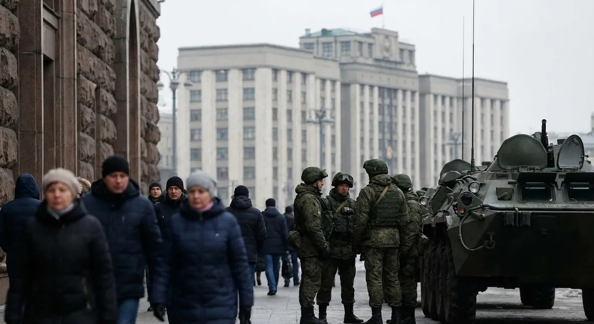 Slika je umetno generirana iz tem: jedrsko orožje, ukrajina, ameriško-ruski odnosi, mednarodni odnosi, oboroževanje, politika, oboroženi spopadi