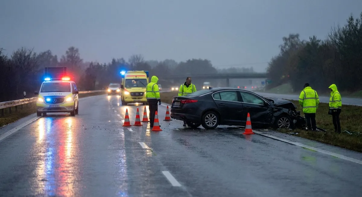 V prometni nesreči pri kraju Sv. Peter v dolini Sulm umrl 25-letni voznik