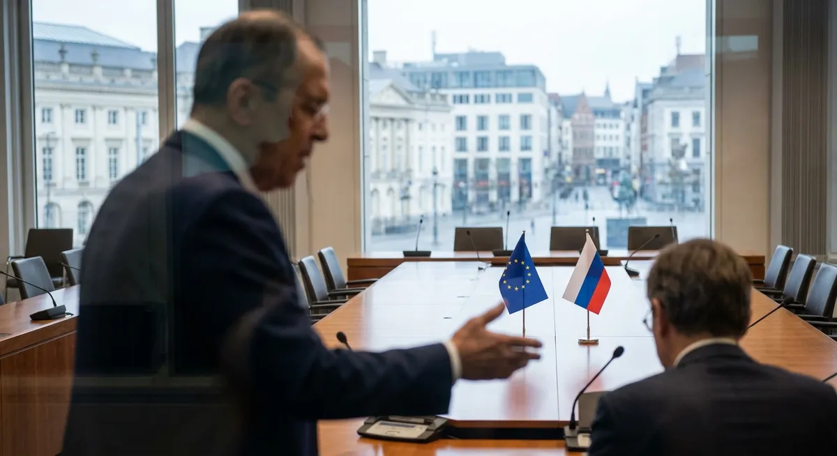 Slika je umetno generirana iz tem: evropska unija, diplomacija, rusija, mednarodni odnosi