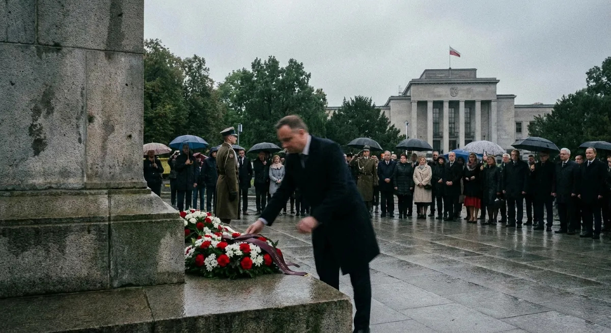 Slika je umetno generirana iz tem: obiski pokopališč, dan spomina na mrtve, spominske slovesnosti, obiski, politika, slovesnosti, žalne slovesnosti, prometni režim, žrtve nasilja