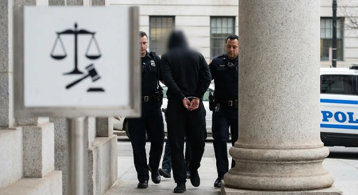 Slika je umetno generirana iz tem: kriminal, mamila, sodstvo