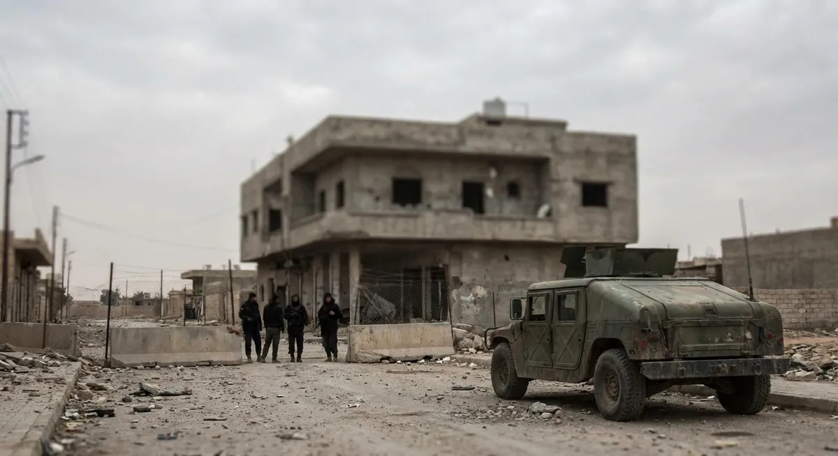 Slika je umetno generirana iz tem: migrantsko nasilje, obiranje oliv, izraelski naseljenci, palestinske vasi, strah