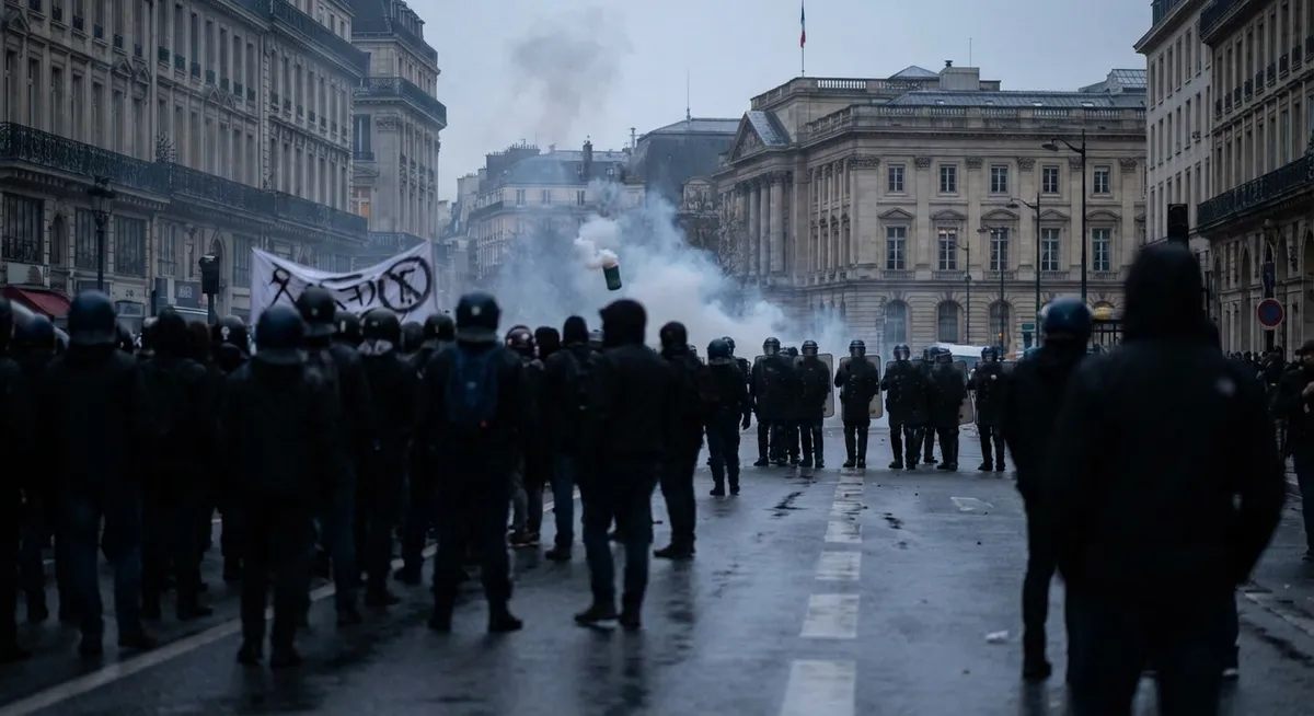 Slika je umetno generirana iz tem: vlada, socialni mediji, obrambni izdatki, pomanjkanje uree, izginotja, militarizacija, migracije, kmetijstvo, policija, politično nezadovoljstvo, človekove pravice, varnostni ukrepi, policijsko nasilje, smrti, domorodne pravice, promet, družbeni nemiri, nasilje, antivojno gibanje, gospodarstvo, politika, notranji nemiri, dezinformacije, varnost, aborigini, korupcija, nemiri, neenakost, ropanje, aretacije, ugodnosti za poslance, terorizem, azil, transpravice, protesti, policijski spopadi, spopadi, mednarodni odnosi, politično nasilje, tehnologija, neonacizem, izdajstvo, skrajna desnica, zakonodaja, prometne motnje, kvote, gospodarska neenakost, avstralija, rasizem, palestina