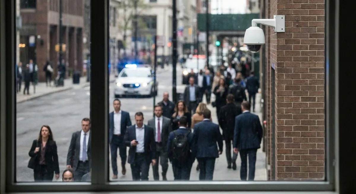 Slika je umetno generirana iz tem: vladni nadzor, požari, korupcija, varnost