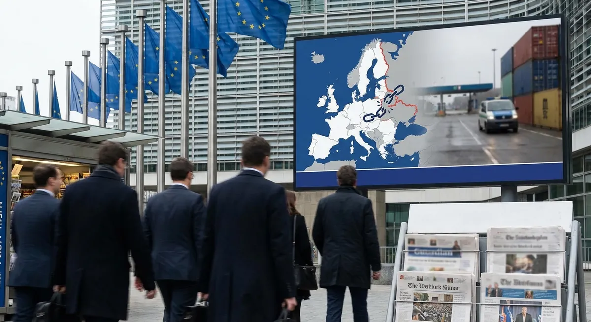 Slika je umetno generirana iz tem: energetika, sankcije, rusko-ukrajinski konflikt, rusija, mednarodni odnosi, politika, ukrajina, nato, evropska unija, pogajanja, obramba