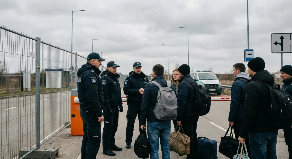 Slika je umetno generirana iz tem: požari, zakonodaja, nacionalna varnost, nacionalna garda, vojska, imigracijski agenti, gospodarstvo, migracije, politika, policija, protesti, mednarodni odnosi, varnost, pravice prebivalcev, izobraževanje, kriminal