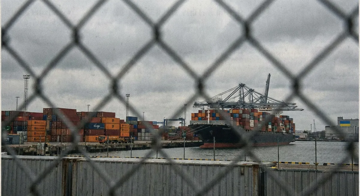 Slika je umetno generirana iz tem: sankcije, energetska stabilnost, gospodarstvo