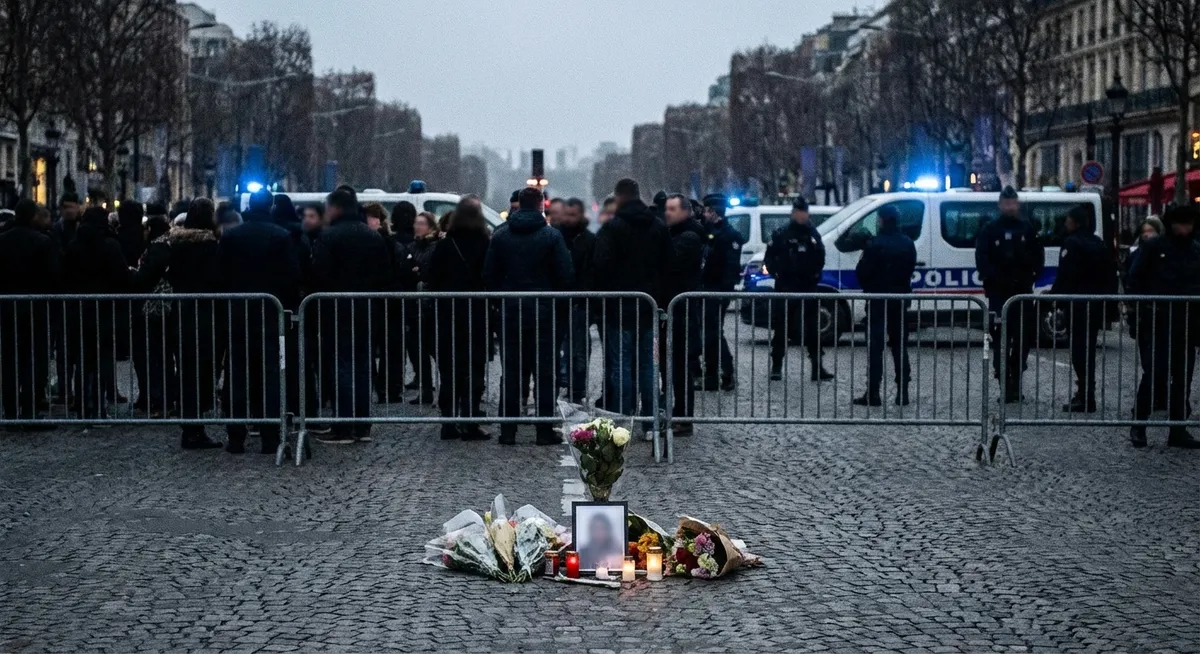 Slika je umetno generirana iz tem: javni red in mir, protesti, verski nemiri