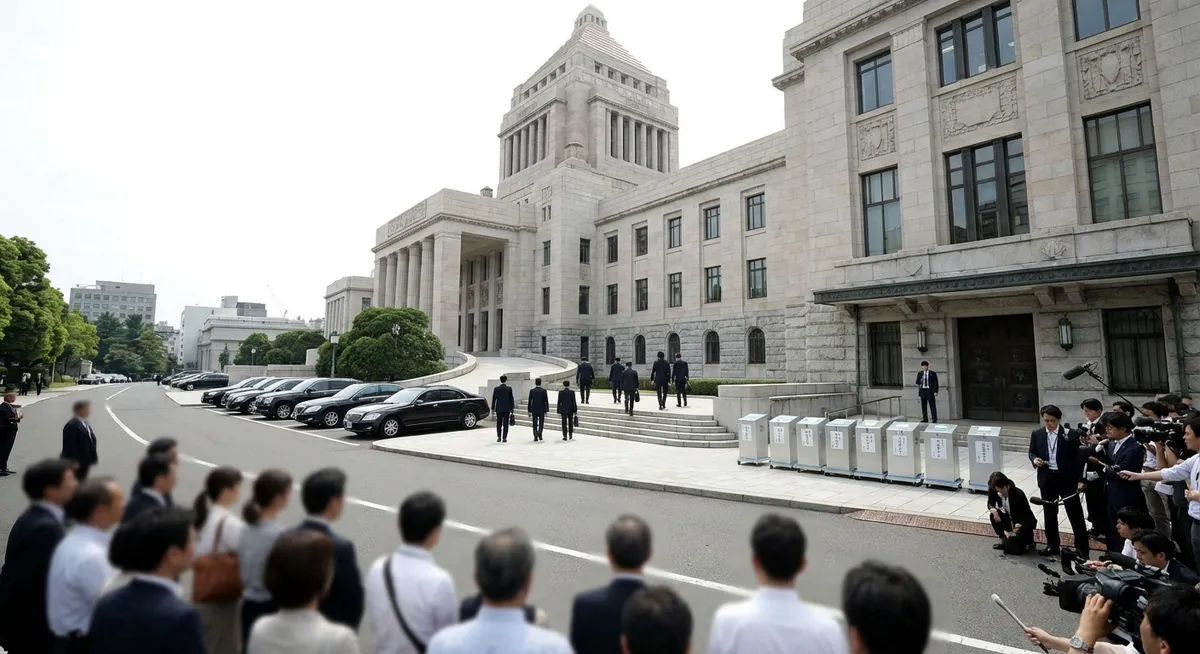 Slika je umetno generirana iz tem: parlament, volitve, politika