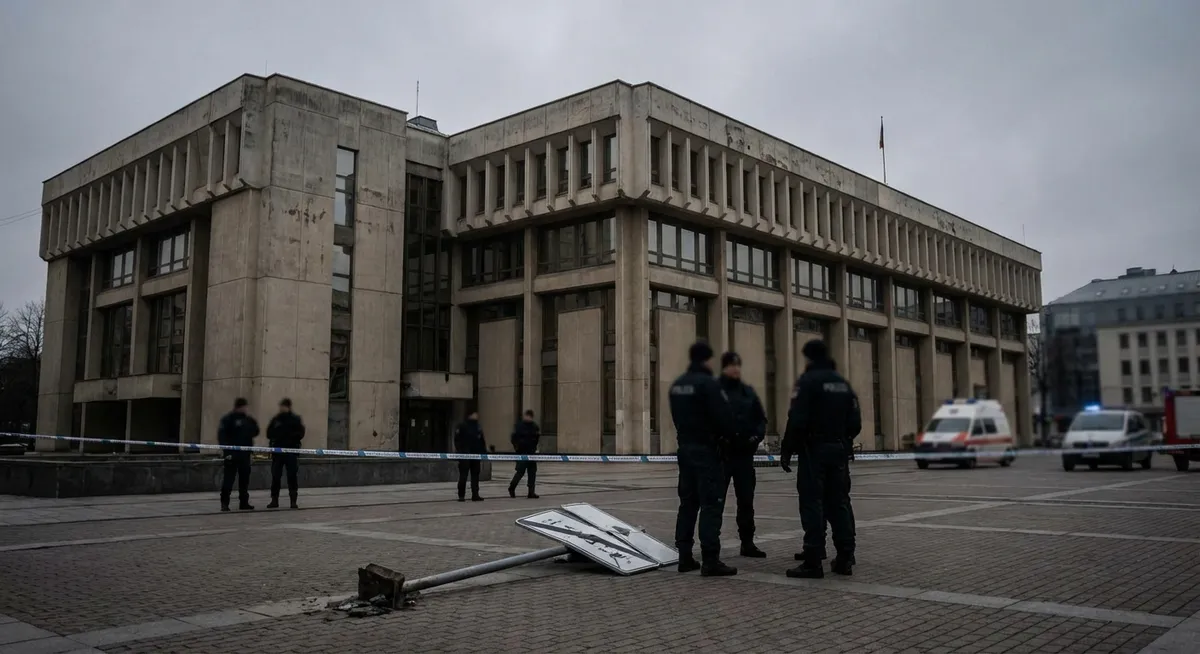 Slika je umetno generirana iz tem: vojska, politika, religija, kriminal, nasilje, terorizem