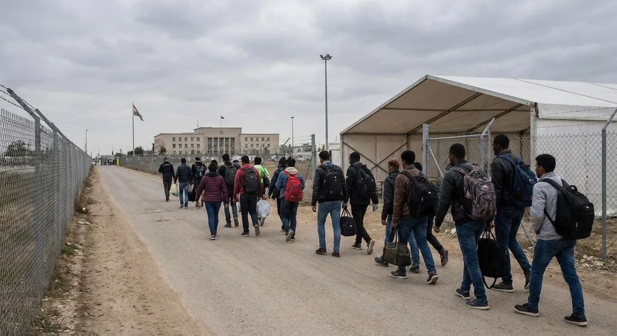 Slika je umetno generirana iz tem: begunci, migracije, politika